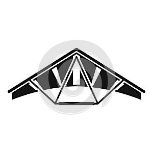 Hangglider icon simple vector. Para air