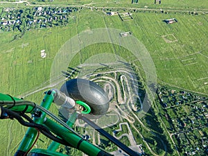 Hangglider piloting photo