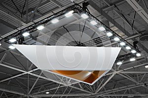 Hanging advertising design with backlight