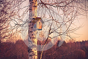 Hanging birdhouse