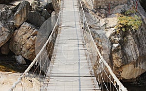 Hanging bridge