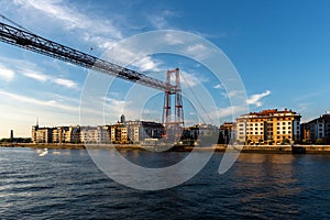 Hanging Bridge of Bizkaia, Basque Country, Spain