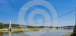 Hanging bridge over Drava