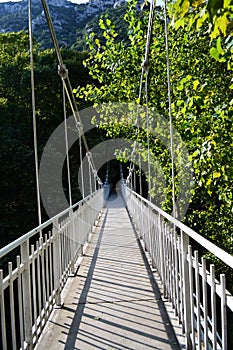 Bridge over the Pinios river, Tempi valley.