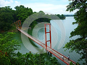 Hanging Bridge of rangamati hill