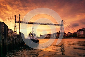 Hanging bridge of vizcaya