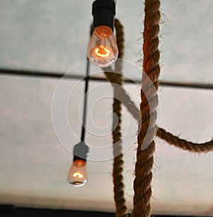 Hanging Bulbs serie photo