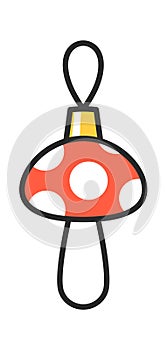 Hanging Christmas tree mushroom bauble