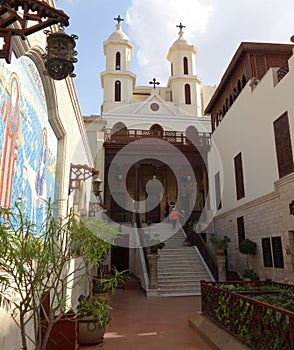 Hanging church in Cairo, Egypt