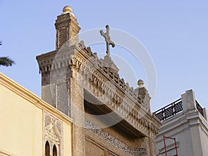 Hanging church christian in old Cairo Greek ancient Cairo Egypt