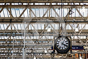 Hanging Clock at Waterloo Station