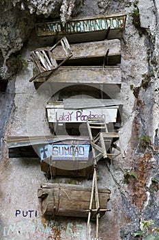 Hanging coffins