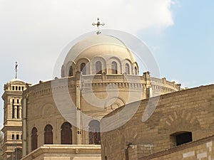 Hanging Coptic Church in old Cairo Egypt