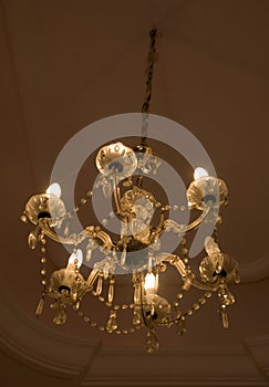 Hanging crystal Baroque chandelier