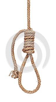 Hanging gallows rope
