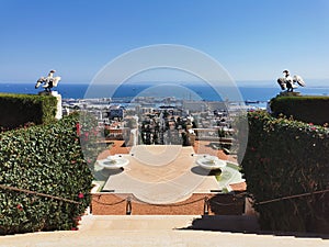 Hanging Gardens of Haifa (Bahá’í Gärten)