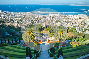 Hanging Gardens of Haifa, Terraces of Bahai Faith