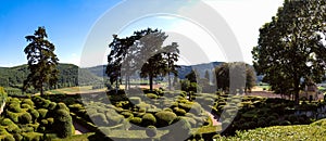 The Hanging Gardens of Marqueyssac in Perigord in France