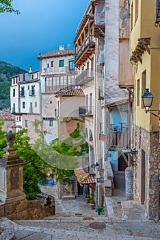 Hanging houses - Casas Colgadas at Spanish town Cuenca. photo