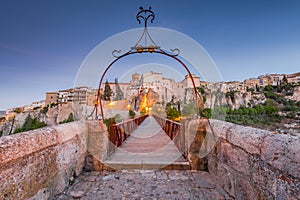 Hanging houses in Cuenca,Spain photo