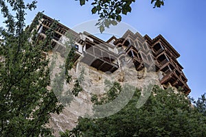 Hanging houses (Casas Colgadas) in Cuenca, Spain photo