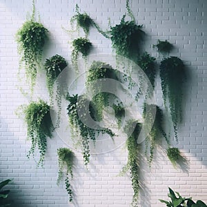 A hanging ivy vines, Ai generated image