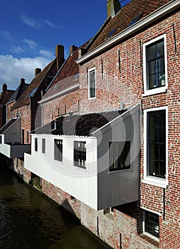 The hanging kitchens in Appingedam, the Netherlands