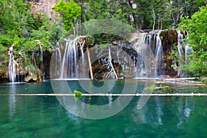 Hanging Lake Waterfall in Colorado