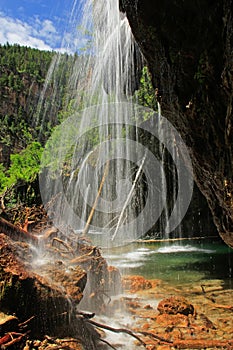 Hanging lake waterfall, Glenwood Canyon, Colorado