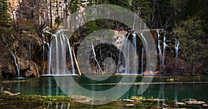 Hanging Lake waterfall video