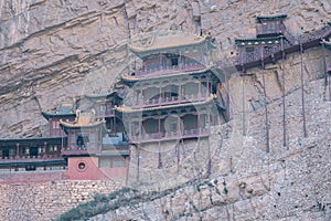 Hanging Monestary, Xuankong Temple in Shanxi Province, China