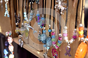 Hanging necklaces