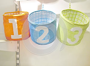 Hanging Number Baskets