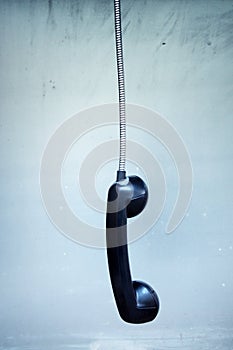 Hanging phone receiver