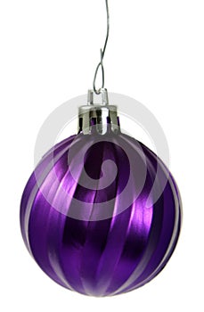 Závesný purpurová vianočná ozdoba 