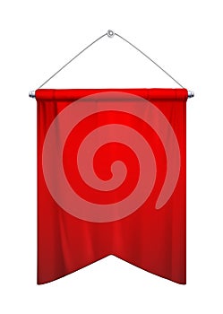 Hanging Red Pennant Composition