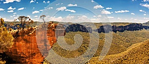 Hanging Rock and Grose Valley in the Blue Mountains, Australia