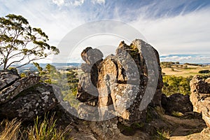 Hanging Rock in Macedon Ranges
