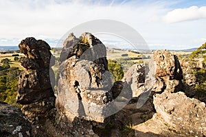 Hanging Rock in Macedon Ranges