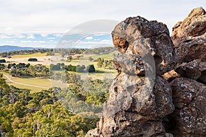 Hanging Rock in Macedon Ranges