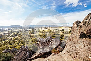 Hanging Rock in Macedon Ranges Australia