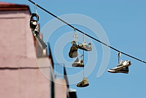 Hanging shoes 2