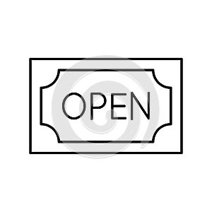 Hanging sign Vector icon which can easily modify or edit