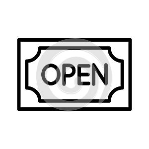 Hanging sign Vector icon which can easily modify or edit