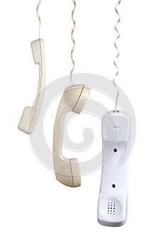 Hanging Telephone Receivers