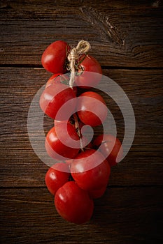 Hanging tomatoes de colgar from Catalonia photo