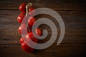 Hanging tomatoes de colgar from Catalonia photo