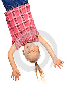 Hanging upside down