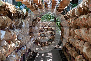 hanging Wooden prayer tablets 