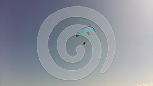 Hanglider on sky